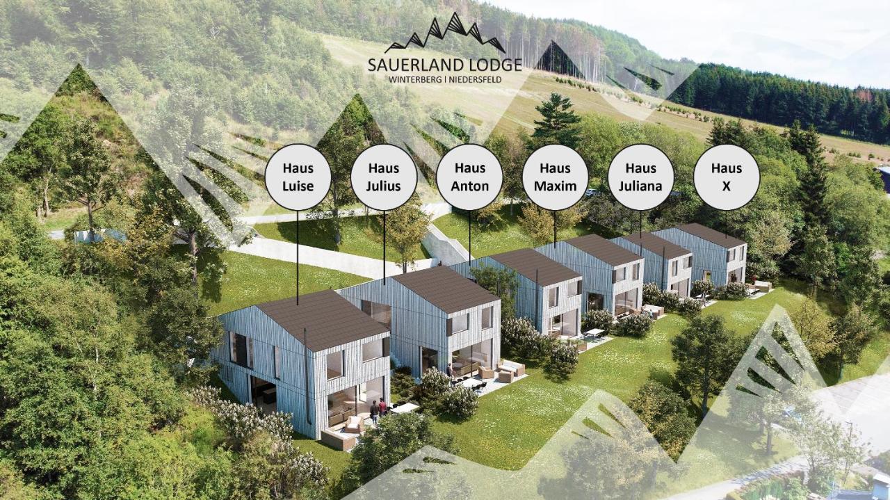 Sauerland Lodge - Haus Maxim 温特贝格 外观 照片
